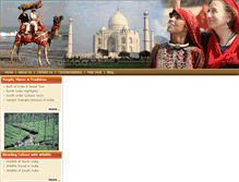 Tablet Screenshot of culturaltoursindia.com